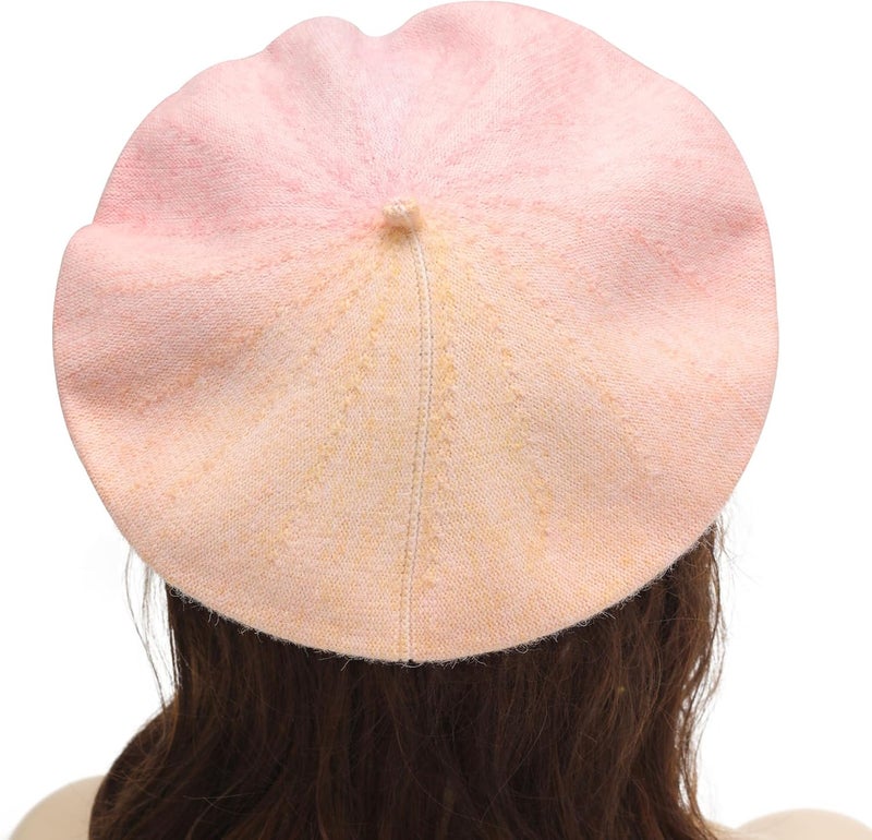 ZLYC French Beret Hat Fashion Print Lightweight Winter Warm Artist Hat for Women - Image 4